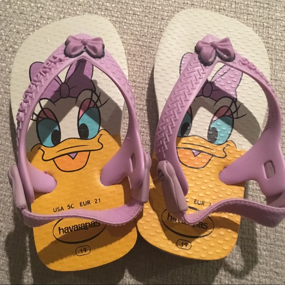 Daisy Duck Disney Brazil Havaianas Baby Sandals